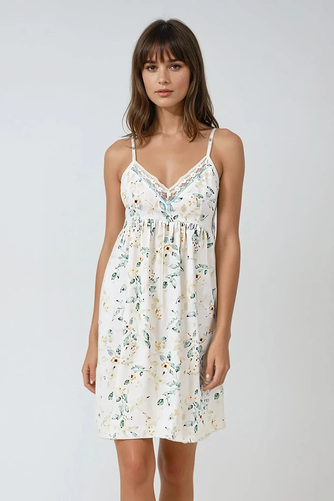 Camisa dormir alças senhora