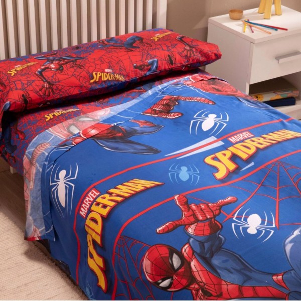 Jogo de cama infantil Homem aranha