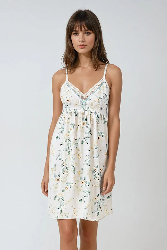 Camisa dormir alças senhora