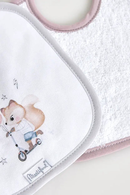 Babete estampada esquilo