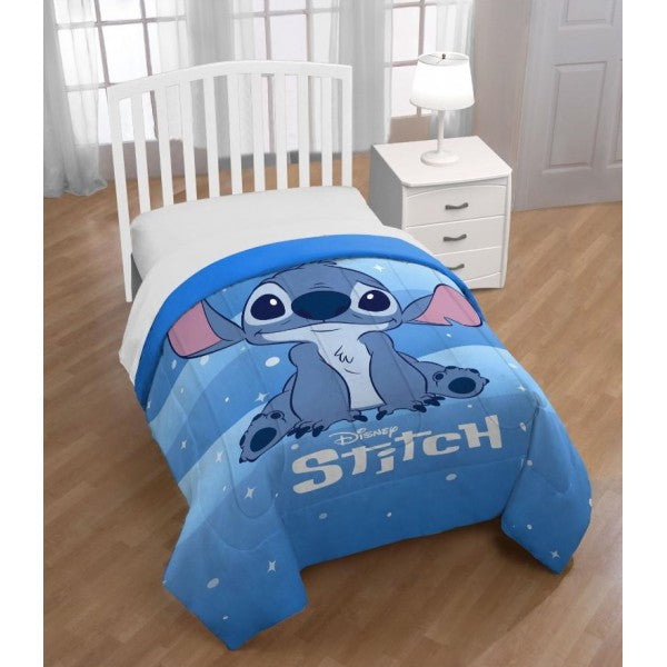 Colcha infantil Stitch azul
