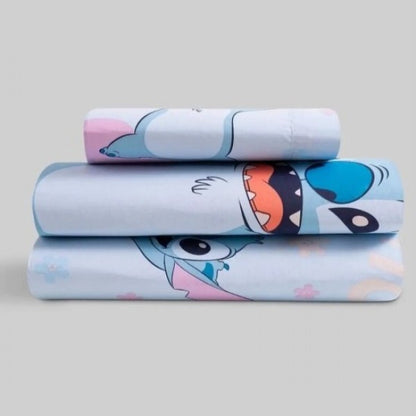Jogo de cama infantil Lilo & Stitch - Azul